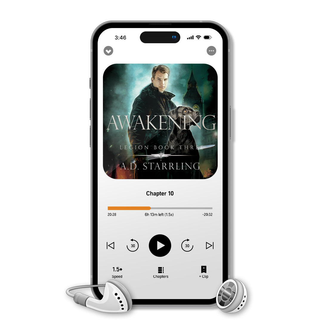 Awakening (Legion Book 3) AUDIOBOOK urban fantasy action adventure author ad starrling