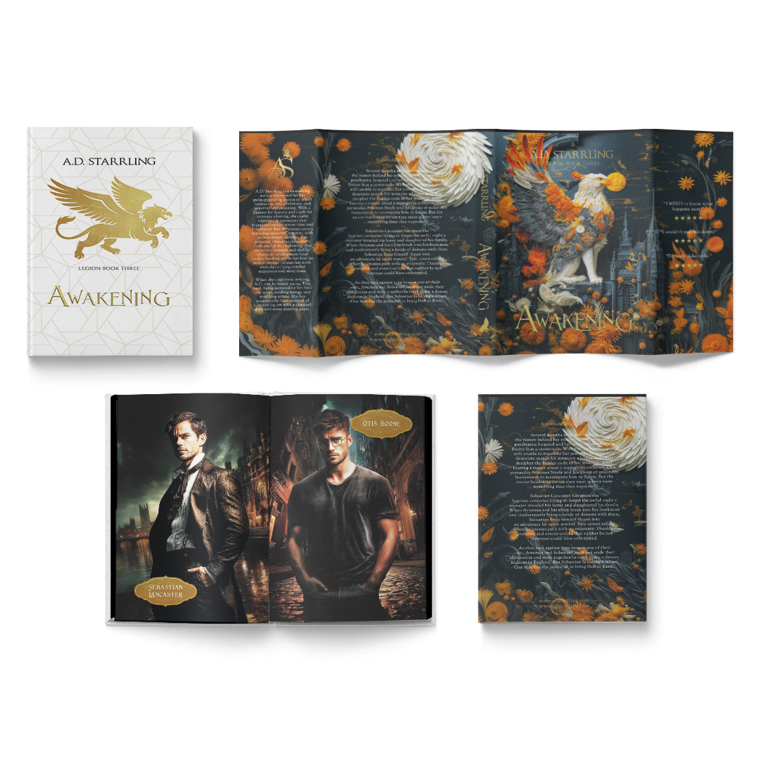 Awakening (Legion Book 3) Special Edition HARDBACK urban fantasy action adventure author ad starrling