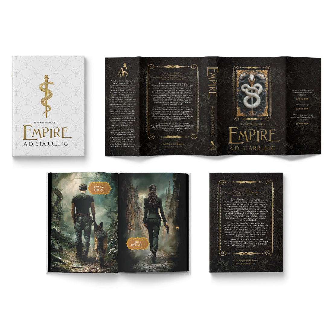 Empire (Seventeen Series Book 3) Special Edition HARDBACK supernatural thriller urban fantasy author ad starrling