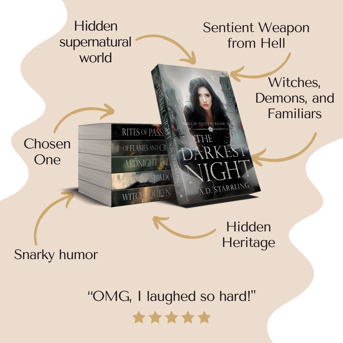 WITCH QUEEN BOOKS 1-6 (HARDBACK BUNDLE)