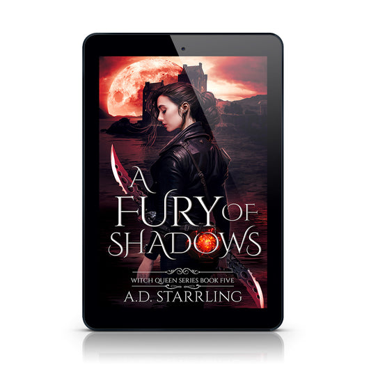 A Fury Of Shadows (Witch Queen Book 5) EBOOK urban fantasy action adventure paranormal romance author ad starrling