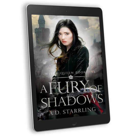 A Fury Of Shadows (Witch Queen Book 5) EBOOK urban fantasy action adventure paranormal romance author ad starrling