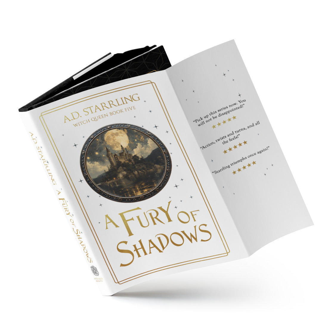 A Fury Of Shadows (Witch Queen Book 5) Special Edition HARDBACK urban fantasy action adventure paranormal romance author ad starrling