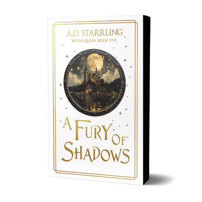 A Fury Of Shadows (Witch Queen Book 5) Special Edition PAPERBACK urban fantasy action adventure paranormal romance author ad starrling