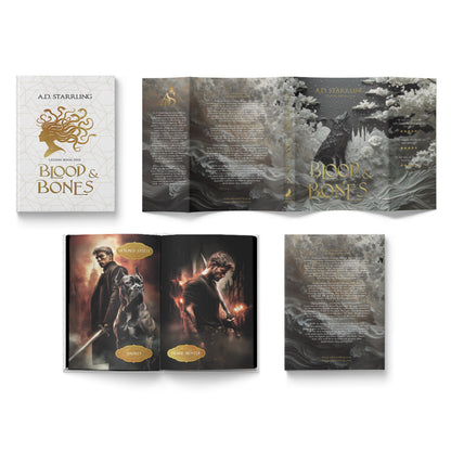 Blood and Bones (Legion Book 1) Special Edition HARDBACK urban fantasy action adventure author ad starrling