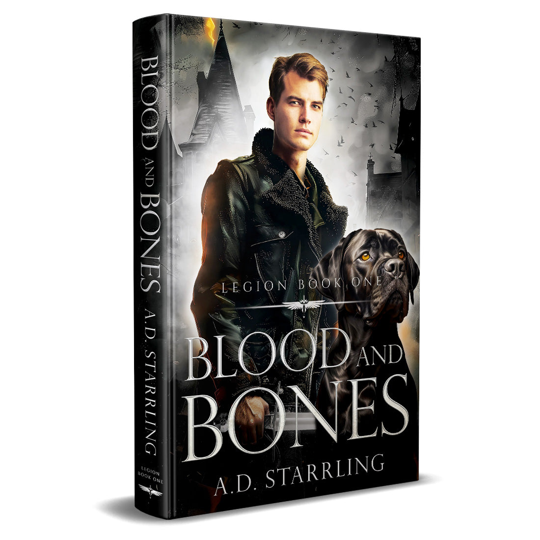 Blood and Bones (Legion Book 1) HARDBACK urban fantasy action adventure author ad starrling