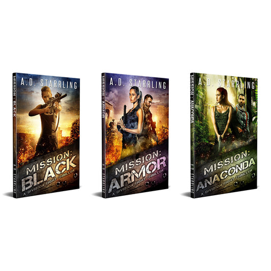 Division Eight Books 1-3 HARDBACK BUNDLE military romantic suspense action adventure author ad starrling