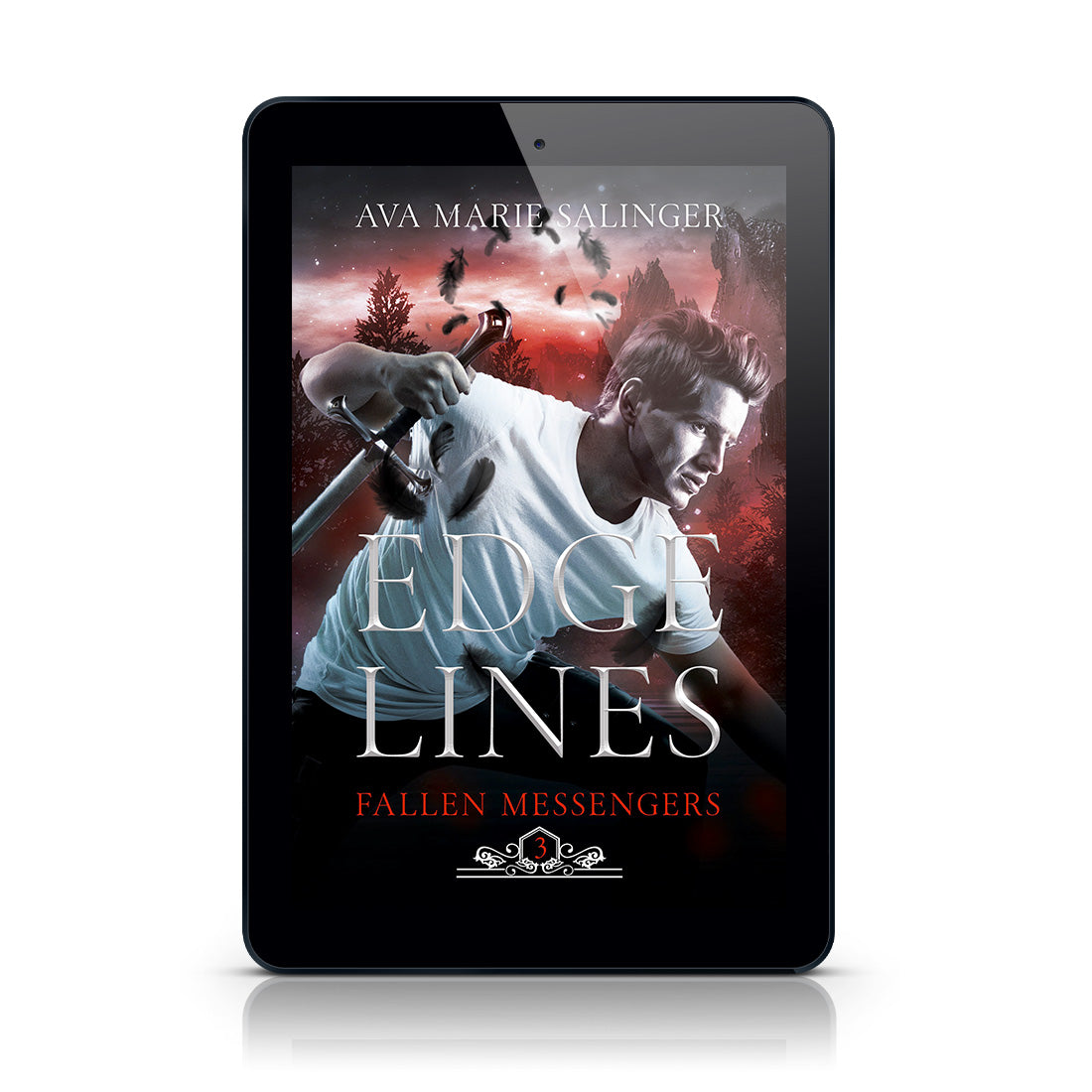 Edge Lines (Fallen Messengers Book 3) EBOOK gay romantic fantasy author ava marie salinger