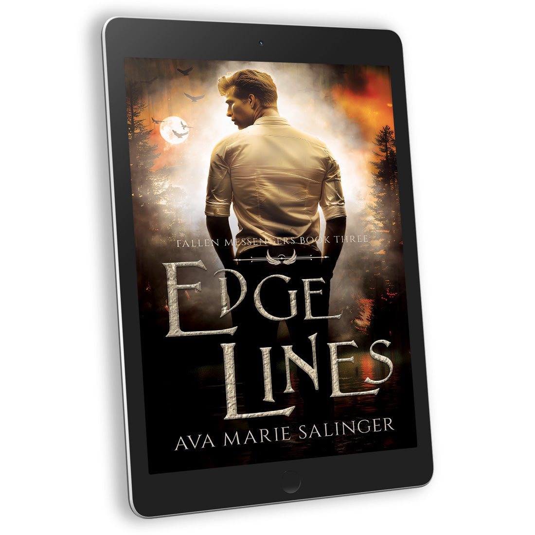 Edge Lines (Fallen Messengers Book 3) EBOOK gay romantic fantasy author ava marie salinger