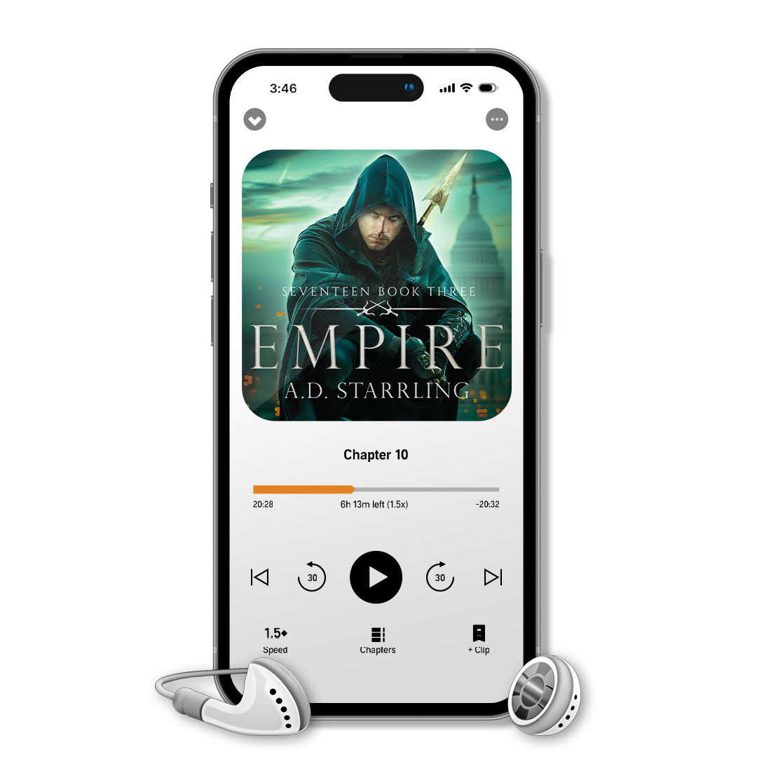 Empire (Seventeen Series Book 3) AUDIOBOOK supernatural thriller urban fantasy author ad starrling