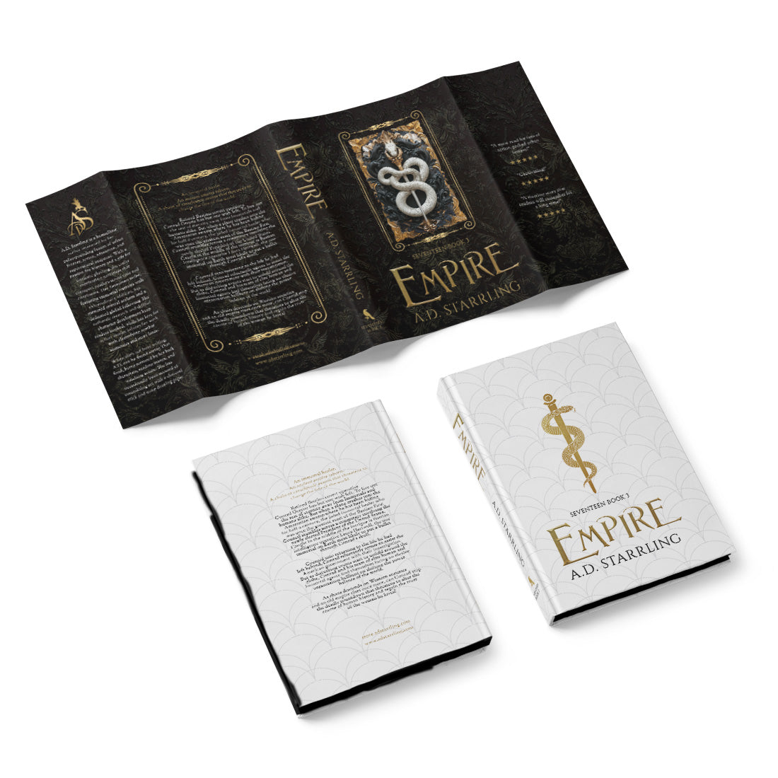 Empire (Seventeen Series Book 3) Special Edition HARDBACK supernatural thriller urban fantasy author ad starrling