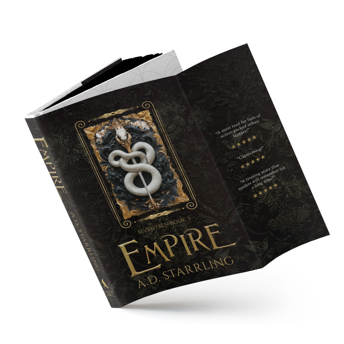 Empire (Seventeen Series Book 3) Special Edition HARDBACK supernatural thriller urban fantasy author ad starrling