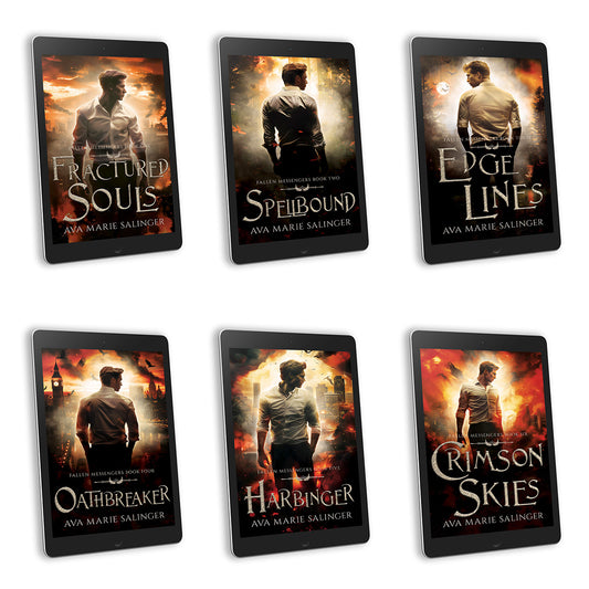 Fallen Messengers Books 1-6 EBOOK BUNDLE gay romantic fantasy author ava marie salinger