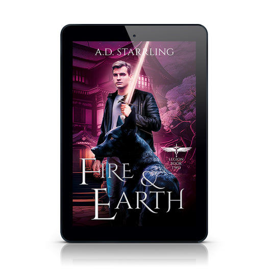 Fire and Earth (Legion Book 2) EBOOK urban fantasy action adventure author ad starrling
