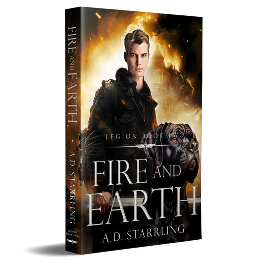 Fire and Earth (Legion Book 2) PAPERBACK urban fantasy action adventure author ad starrling