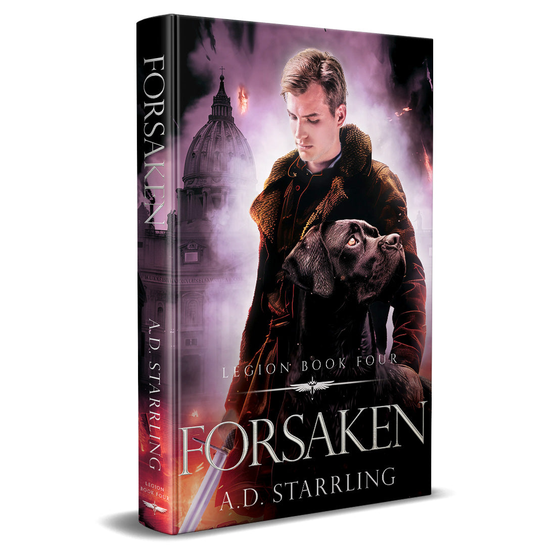 Forsaken (Legion Book 4) HARDBACK urban fantasy action adventure author ad starrling