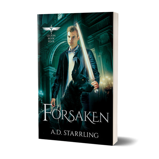 Forsaken (Legion Book 4) PAPERBACK urban fantasy action adventure author ad starrling
