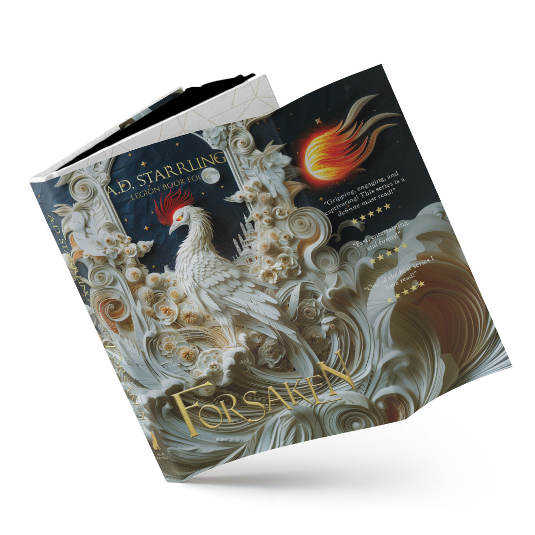 Forsaken (Legion Book 4) Special Edition HARDBACK urban fantasy action adventure author ad starrling