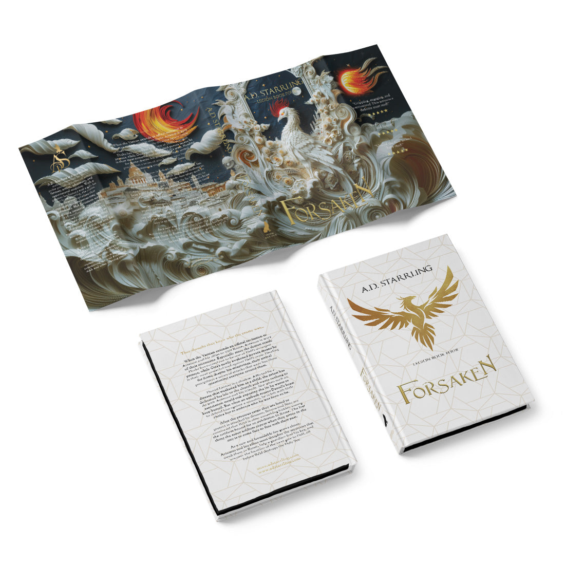 Forsaken (Legion Book 4) Special Edition HARDBACK urban fantasy action adventure author ad starrling