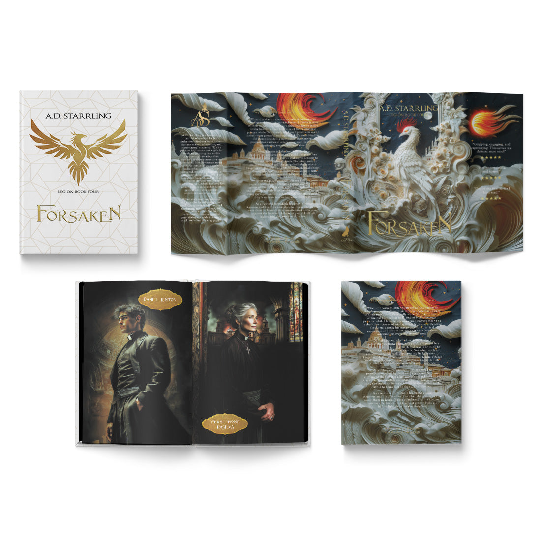 Forsaken (Legion Book 4) Special Edition HARDBACK urban fantasy action adventure author ad starrling