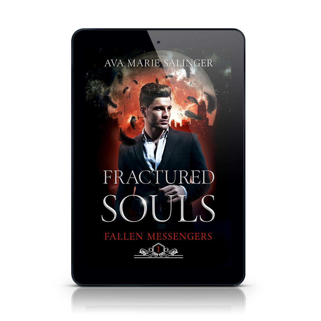 Fractured Souls (Fallen Messengers Book 1) EBOOK gay romantic fantasy author ava marie salinger