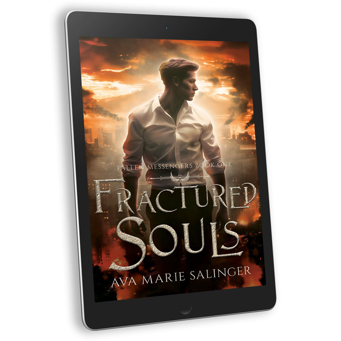 Fractured Souls (Fallen Messengers Book 1) EBOOK gay romantic fantasy author ava marie salinger