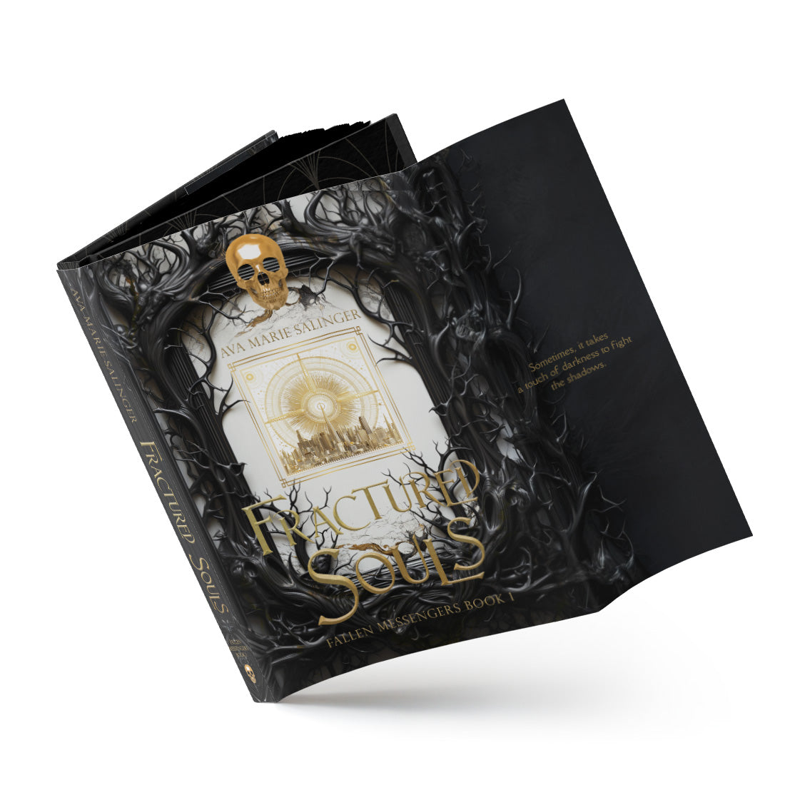 Fractured Souls (Fallen Messengers Book 1) Special Edition HARDBACK dust jacket