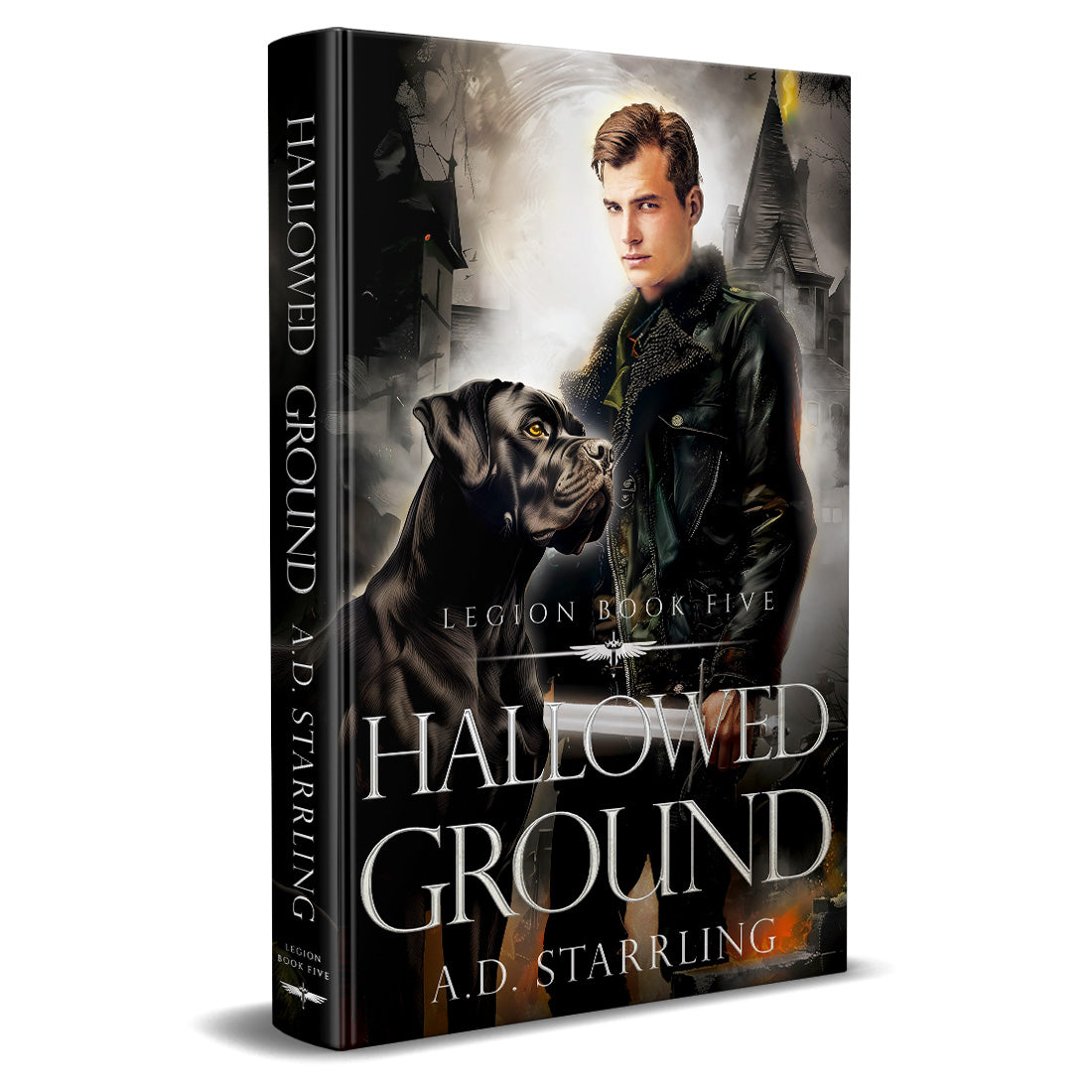 Hallowed Ground (Legion Book 5) HARDBACK urban fantasy action adventure author ad starrling