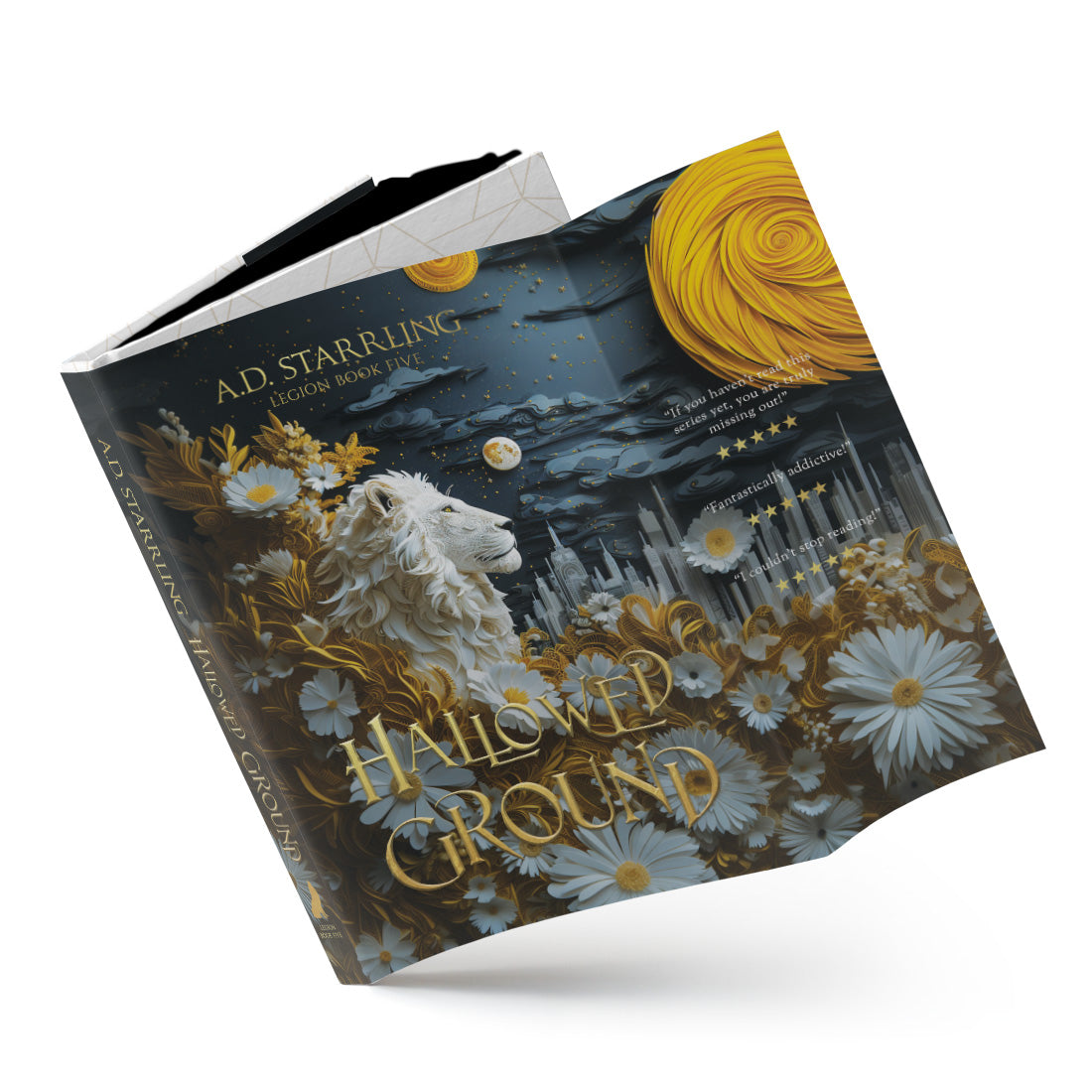 Hallowed Ground (Legion Book 5) Special Edition HARDBACK urban fantasy action adventure author ad starrling