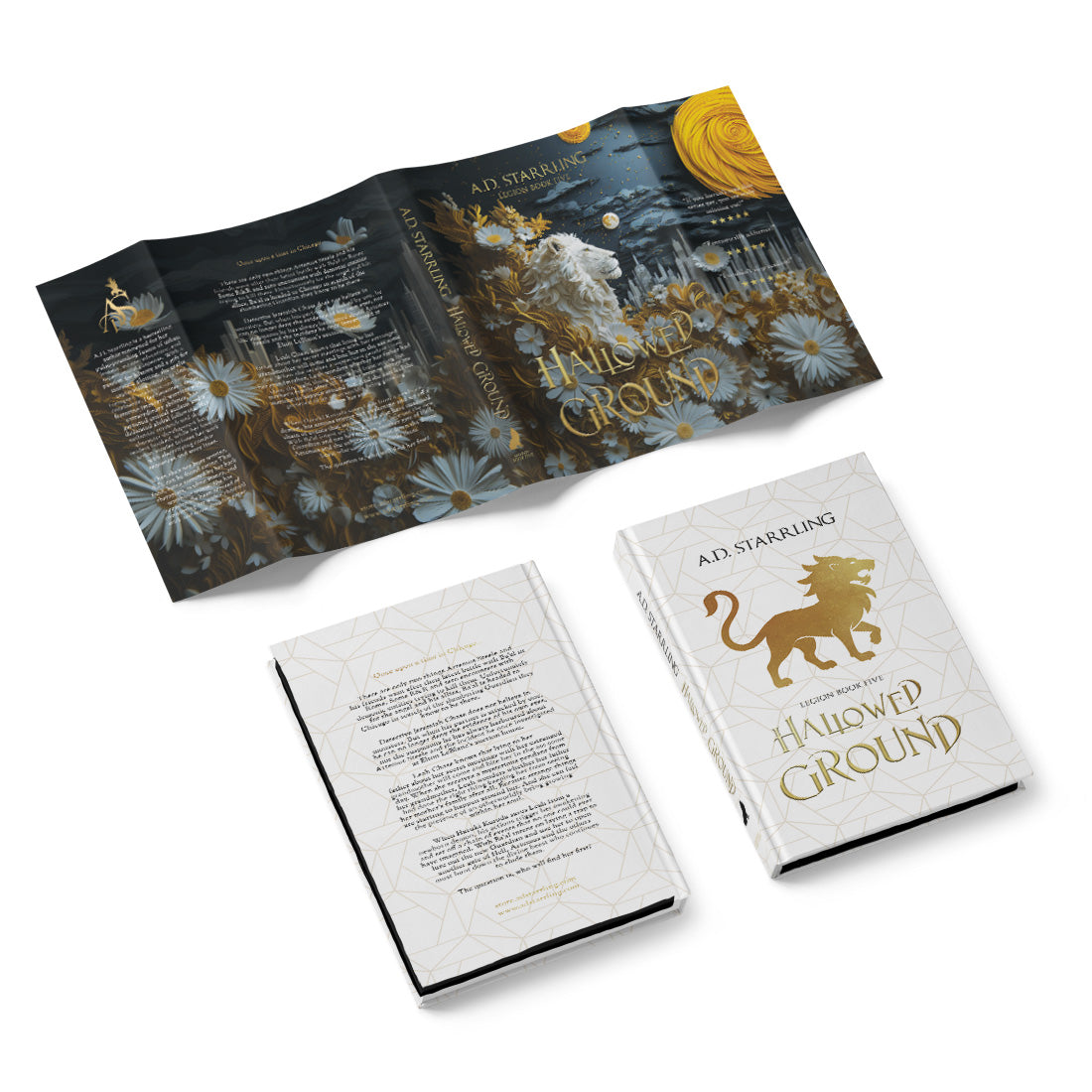 Hallowed Ground (Legion Book 5) Special Edition HARDBACK urban fantasy action adventure author ad starrling