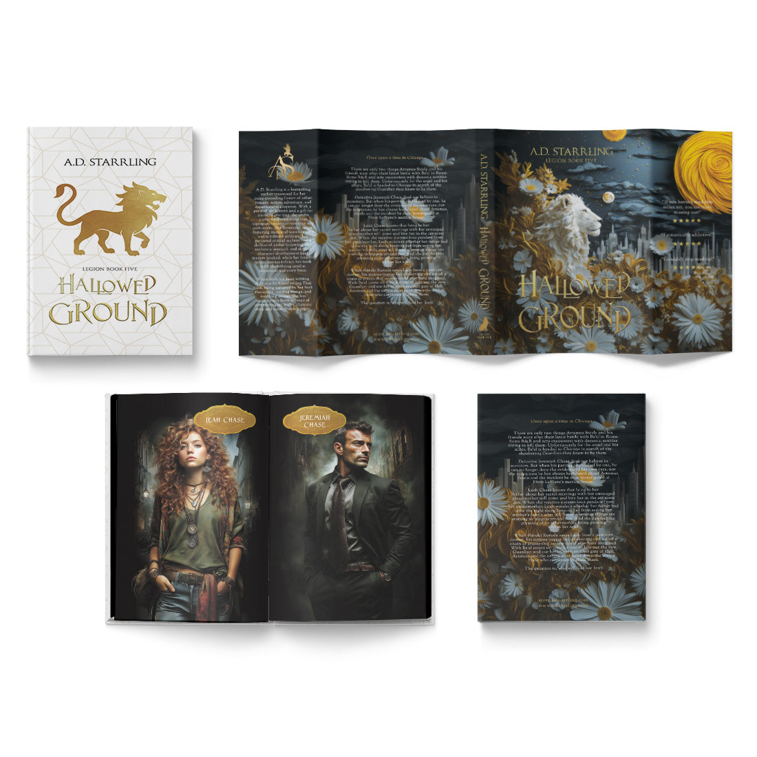 Hallowed Ground (Legion Book 5) Special Edition HARDBACK urban fantasy action adventure author ad starrling