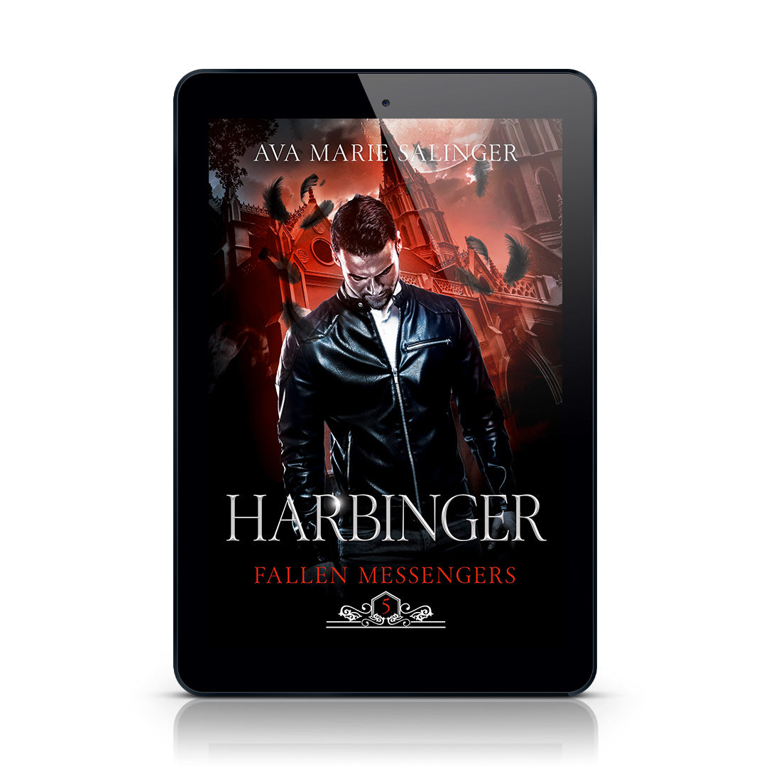 Harbinger (Fallen Messengers Book 5) EBOOK gay romantic fantasy author ava marie salinger