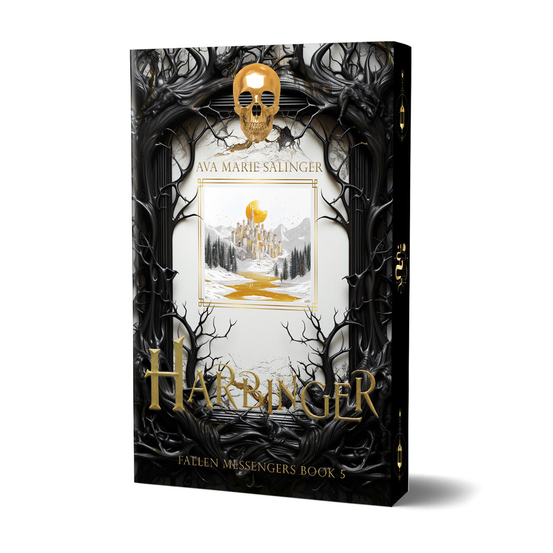 Harbinger (Fallen Messengers Book 5) Special Edition PAPERBACK sprayed edges
