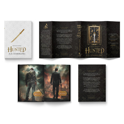 Hunted (Seventeen Series Book 1) Special Edition HARDBACK supernatural thriller urban fantasy author ad starrling