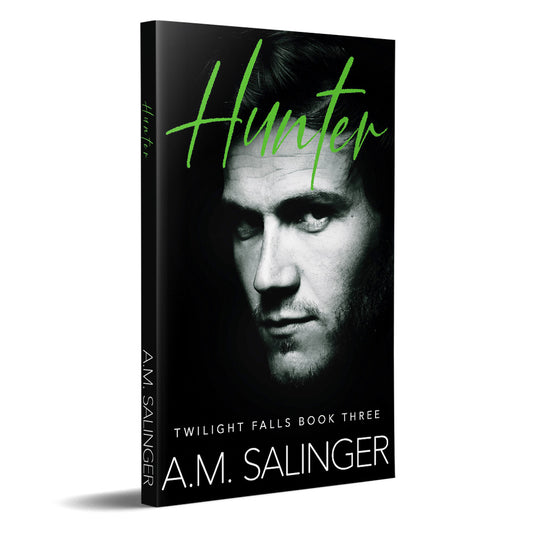 Hunter (Twilight Falls Book 3) PAPERBACK contemporary small town mm romance author am salinger