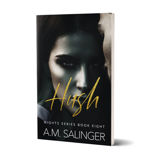 Hush (Nights Series 8) PAPERBACK contemporary mm romance author am salinger