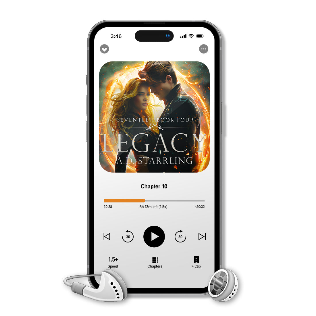 Legacy (Seventeen Series Book 4) AUDIOBOOK supernatural thriller urban fantasy author ad starrling