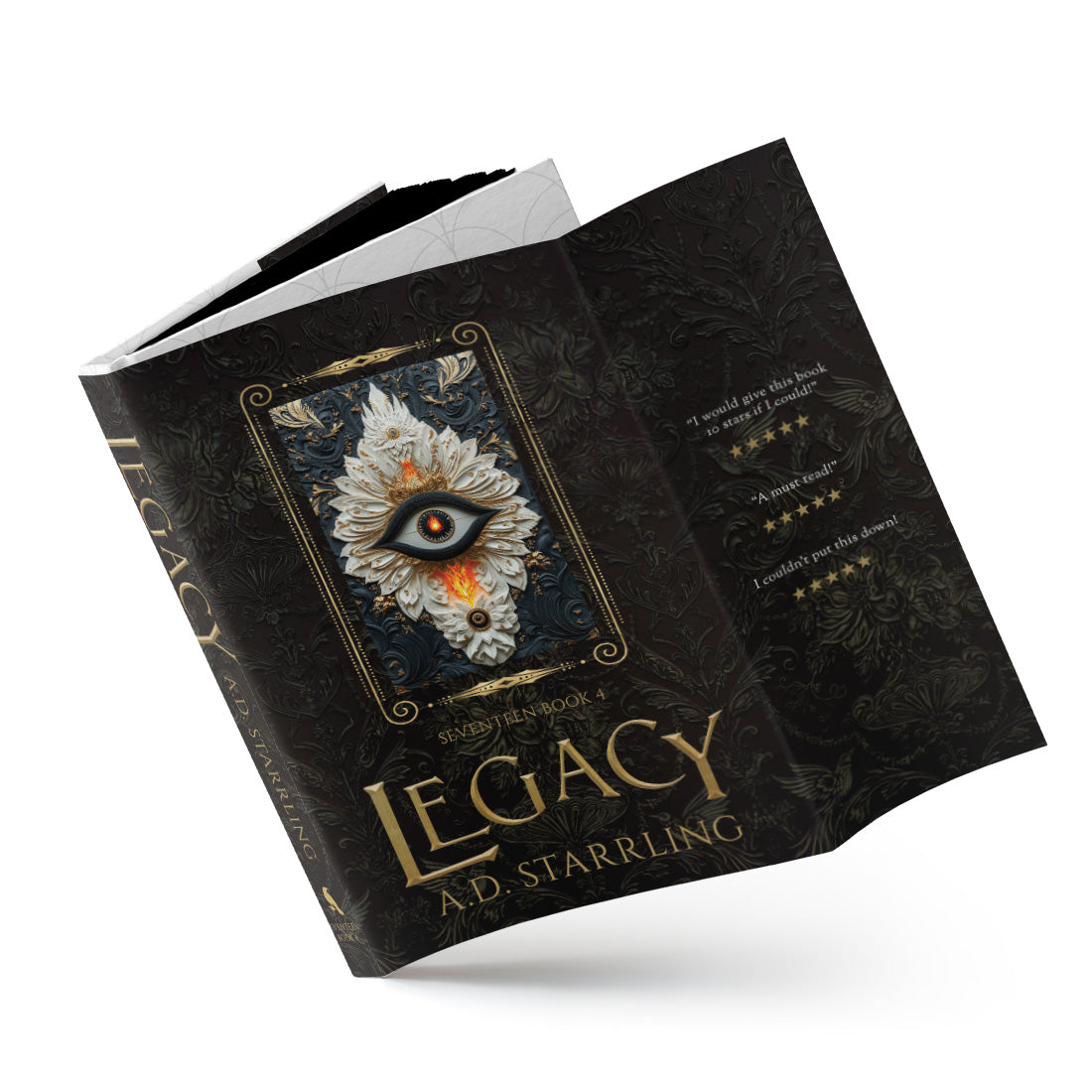Legacy (Seventeen Series Book 4) Special Edition HARDBACK supernatural thriller urban fantasy author ad starrling