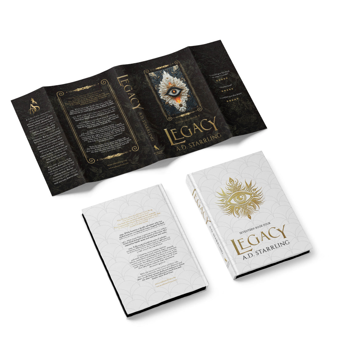 Legacy (Seventeen Series Book 4) Special Edition HARDBACK supernatural thriller urban fantasy author ad starrling