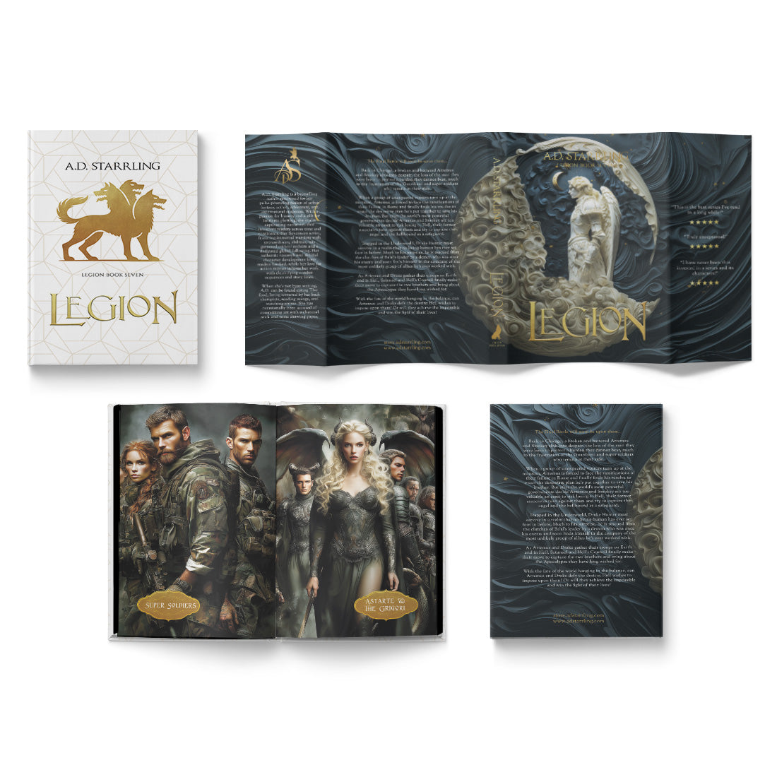 Legion (Legion Book 7) Special Edition HARDBACK urban fantasy action adventure author ad starrling