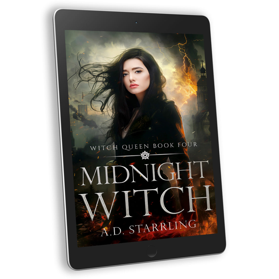 Midnight Witch (Witch Queen Book 4) EBOOK urban fantasy action adventure paranormal romance author ad starrling