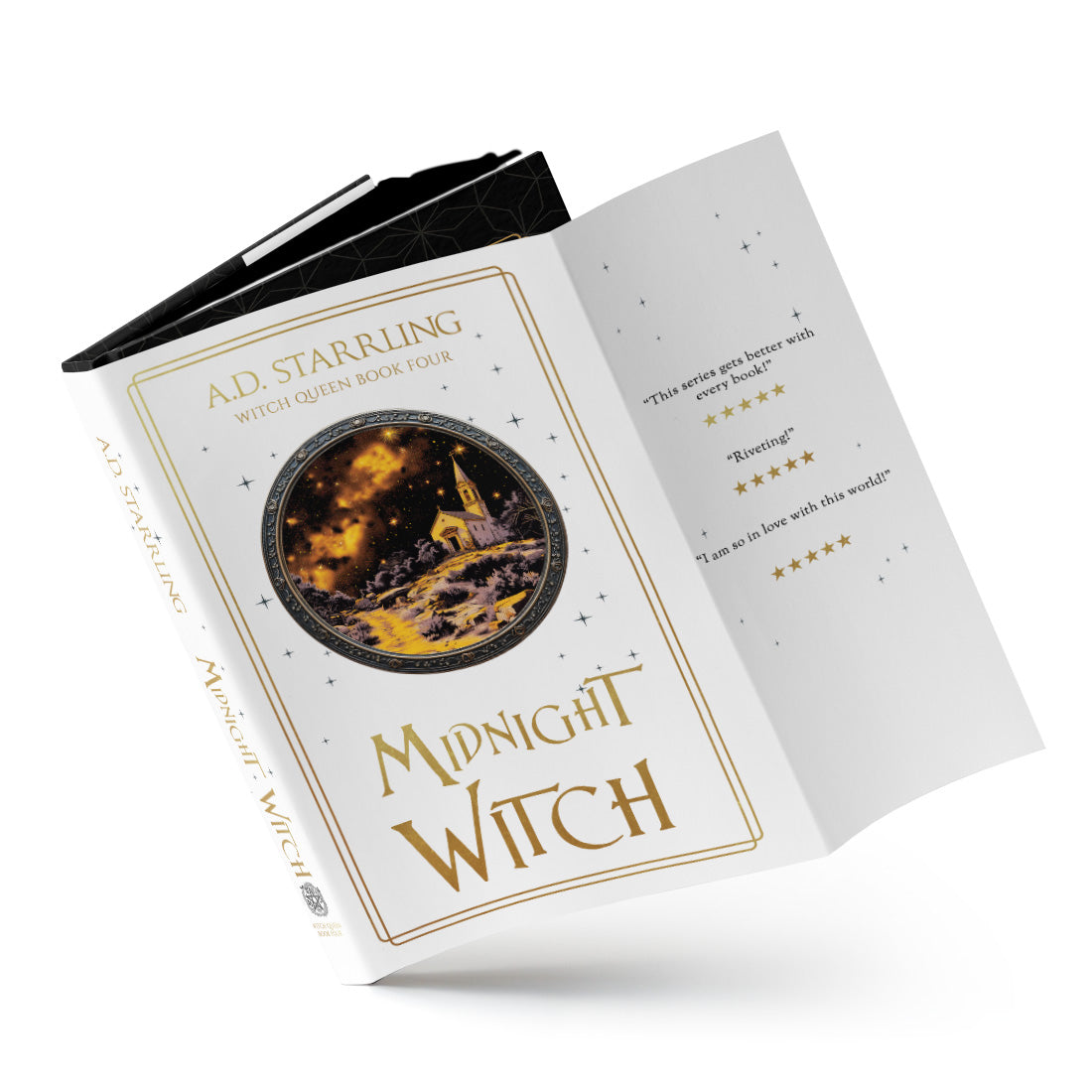 Midnight Witch (Witch Queen Book 4) Special Edition HARDBACK urban fantasy action adventure paranormal romance author ad starrling