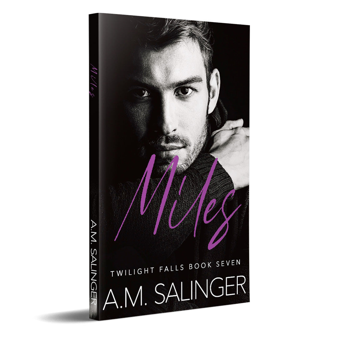 Miles (Twilight Falls Book 7) PAPERBACK contemporary small town mm romance author am salinger