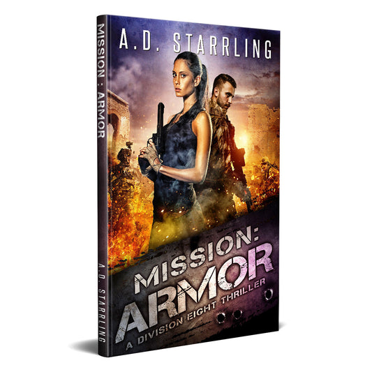 Mission:Armor (Division Eight #2) HARDBACK military romantic suspense action adventure author ad starrling