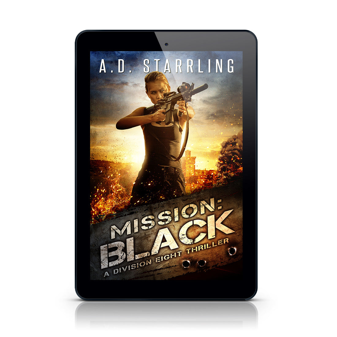 Mission:Black (Division Eight #1) EBOOK military romantic suspense action adventure author ad starrling