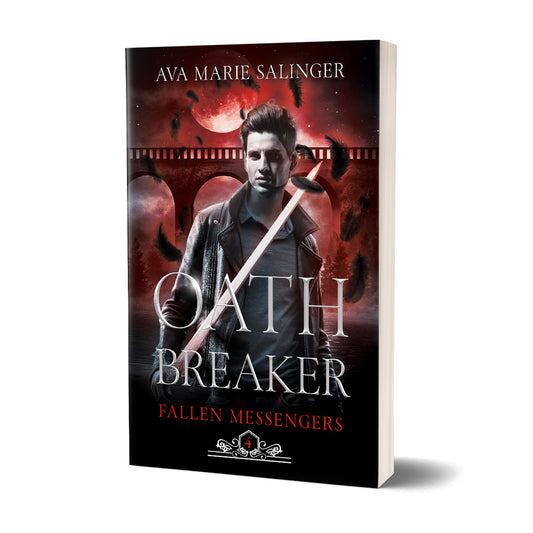 Oathbreaker (Fallen Messengers Book 4) PAPERBACK gay romantic fantasy author ava marie salinger