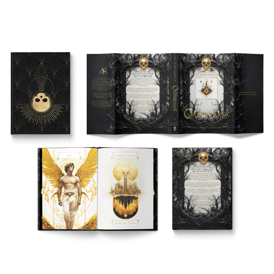 Oathbreaker (Fallen Messengers Book 4) Special Edition HARDBACK dust jacket, case, and end papers