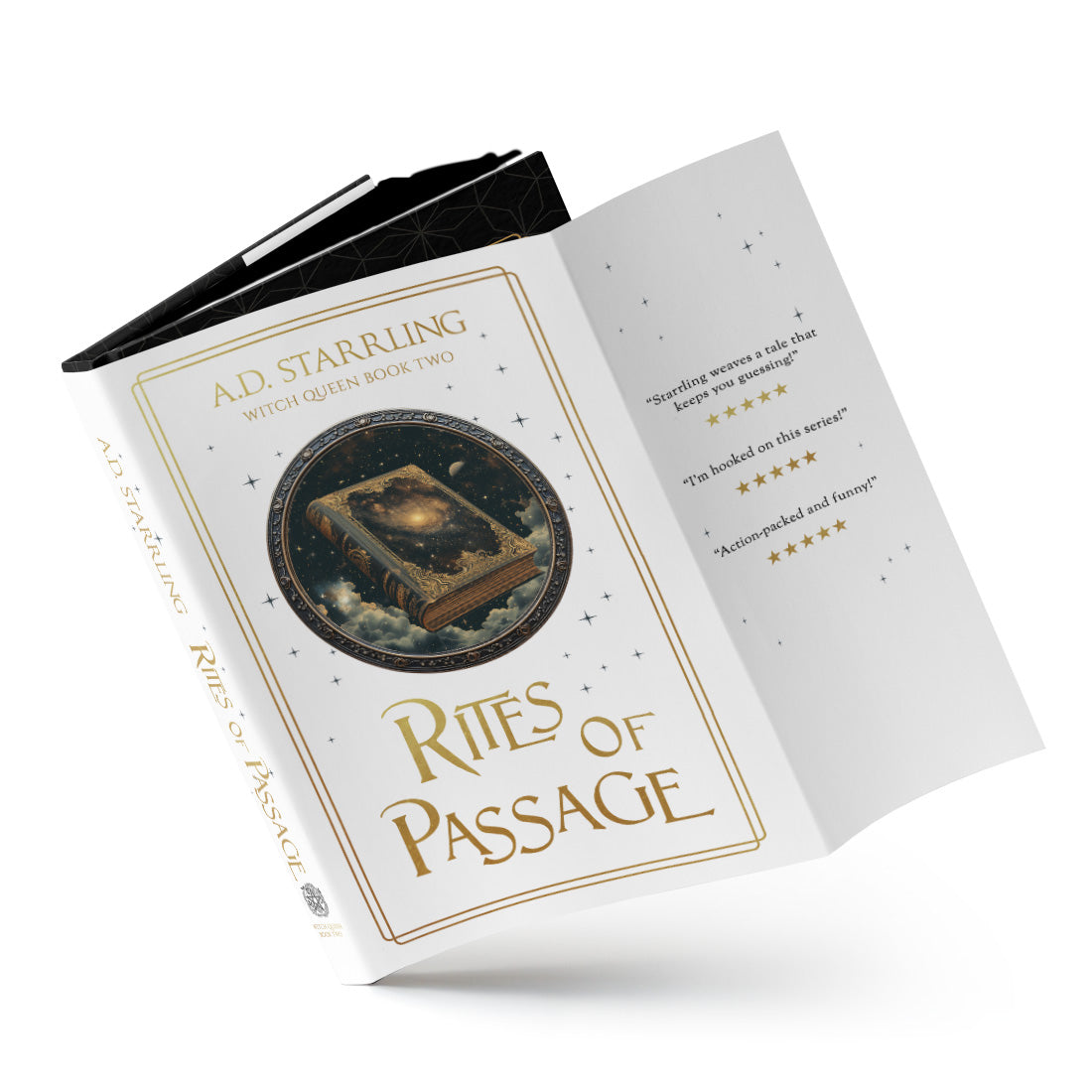 Rites of Passage (Witch Queen Book 2) Special Edition HARDBACK urban fantasy action adventure paranormal romance author ad starrling