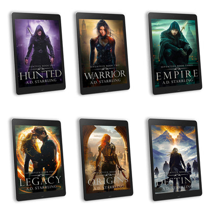 Seventeen Series Books 1-6 EBOOK BUNDLE supernatural thriller urban fantasy author ad starrling