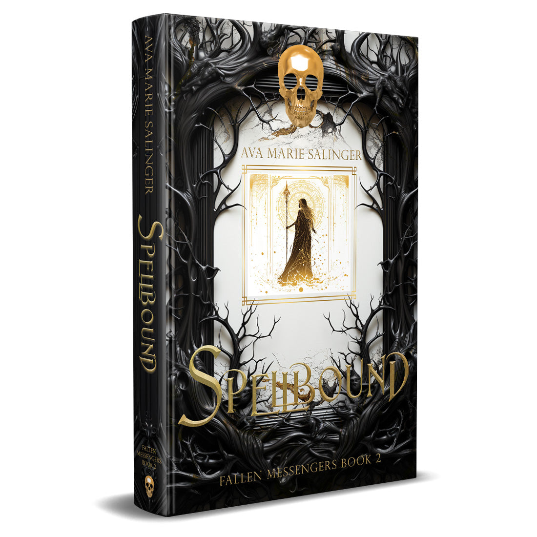 Spellbound (Fallen Messengers Book 2) Special Edition HARDBACK gay romantic fantasy author ava marie salinger